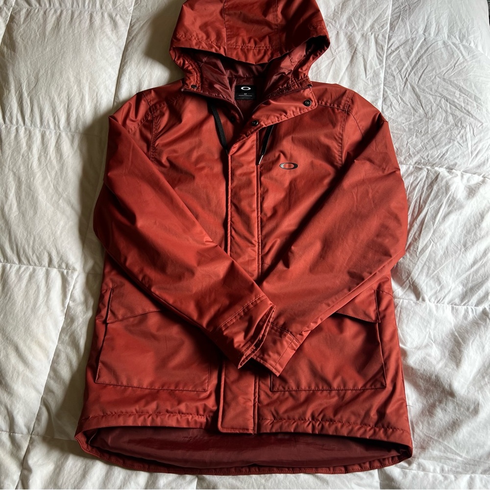 Oakley Rust coat with Hood and Weatherproof Material